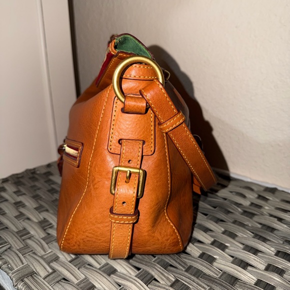 Dooney & Bourke Florentine Leather Medium Zip Hobo Shoulder Bag - Picture 6 of 16